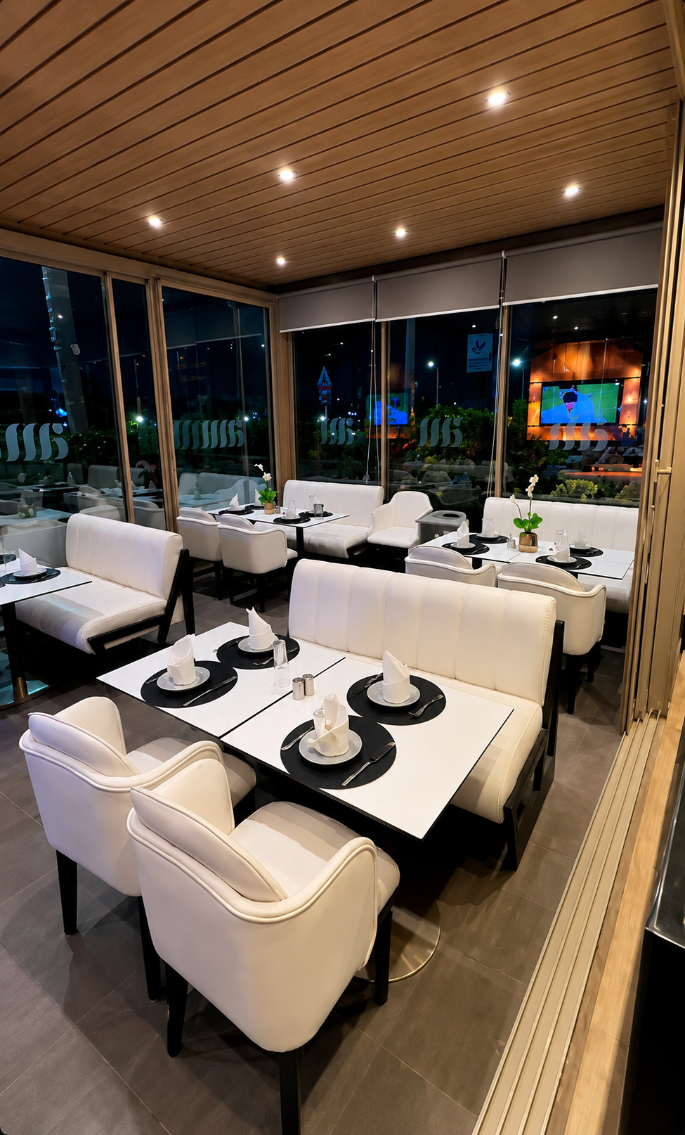 Glass Conservatory Salon Lounge